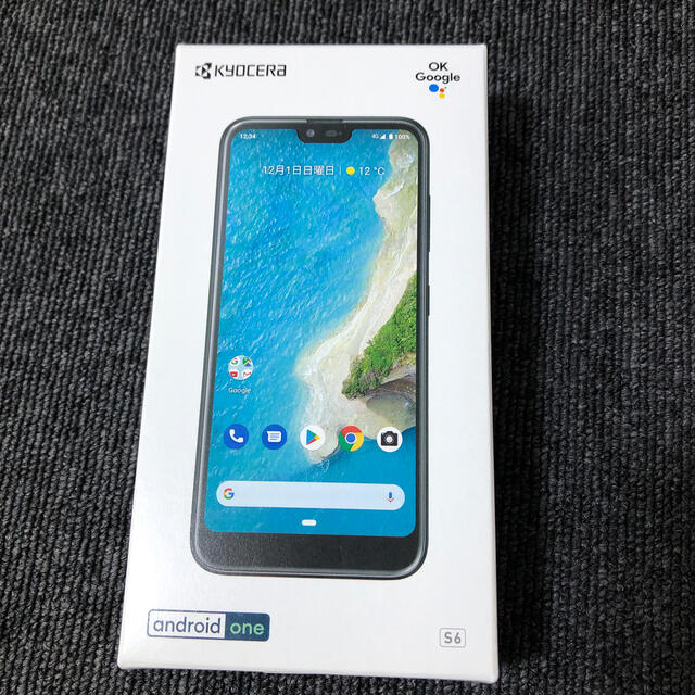 京セラ(キョウセラ)の【✨お値下げ中✨】android one S6 ⭐︎KYOCERA⭐︎ブラック スマホ/家電/カメラのスマートフォン/携帯電話(スマートフォン本体)の商品写真