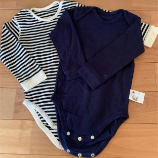 ユニクロ(UNIQLO)のUNIQLO ロンパース　2枚セット(下着)