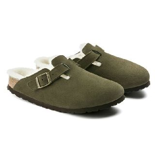 ビルケンシュトック(BIRKENSTOCK)の半額！ BIRKENSTOCK ボストン ファーサンダル ボアサンダル(サンダル)