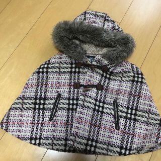 バーバリー(BURBERRY)のバーバリー　ポンチョ　100(ジャケット/上着)