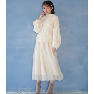 マジェスティックレゴン(MAJESTIC LEGON)の♡マジェスティックのチュールスカート♡(ロングスカート)