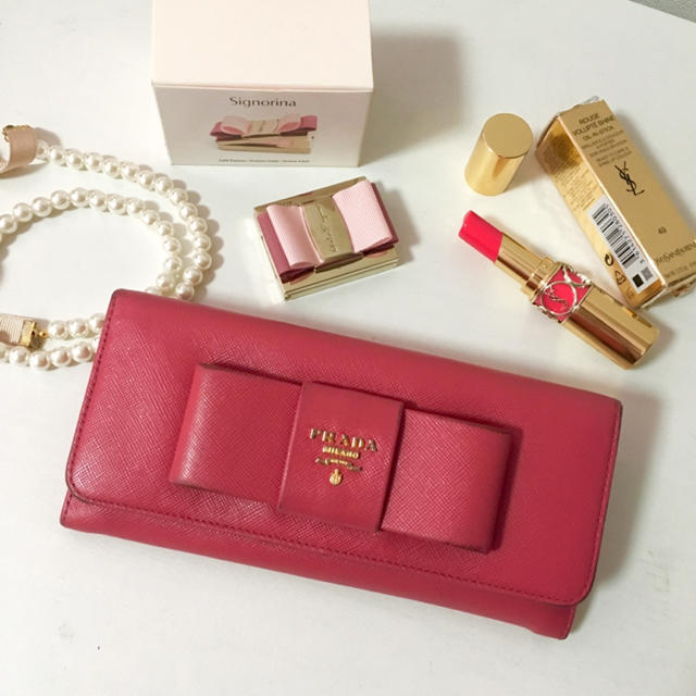 PRADA(プラダ)のプラダ♡サフィアーノ♡お財布 レディースのファッション小物(財布)の商品写真