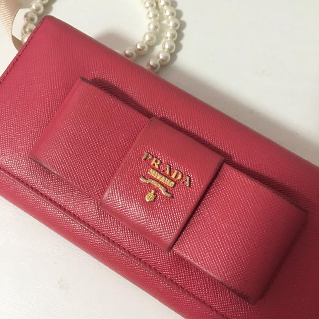 PRADA(プラダ)のプラダ♡サフィアーノ♡お財布 レディースのファッション小物(財布)の商品写真