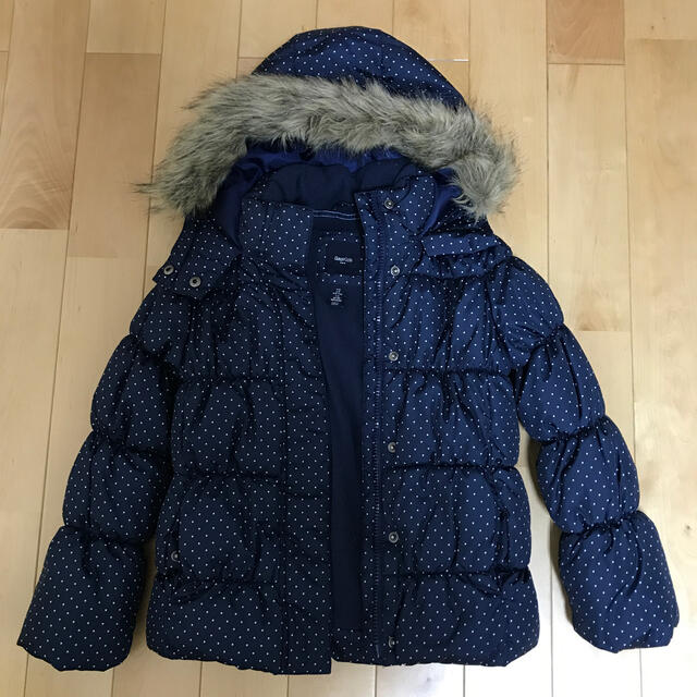 GAP Kids(ギャップキッズ)のGAP Kids ダウンジャケット　120cm キッズ/ベビー/マタニティのキッズ服女の子用(90cm~)(ジャケット/上着)の商品写真