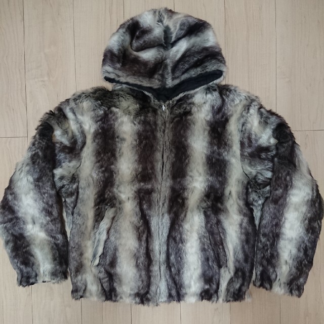 専用 Faux Fur Reversible Hooded Jacket