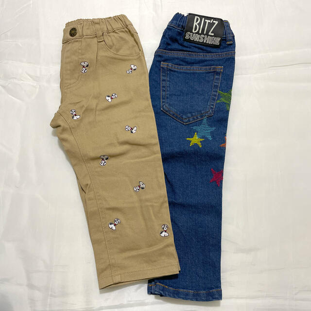 Bit'z(ビッツ)のBit's  デニムパンツ　peanuts パンツ　95cm キッズ/ベビー/マタニティのキッズ服男の子用(90cm~)(パンツ/スパッツ)の商品写真