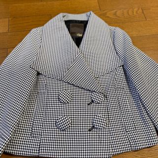 リアル(REAL)のReal 千鳥格子柄ショートコート 新品未使用(その他)