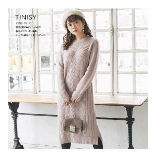 トッコ(tocco)のtocco closet ニットワンピース(ひざ丈ワンピース)