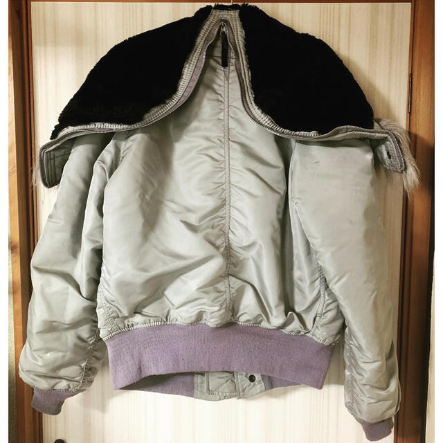 ALPHA INDUSTRIES - レア品 旧タグ ビンテージ N2B グレー フライト