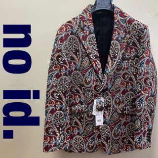 NO ID. - NO ID. 総柄 テーラード ジャケット ペイズリーの通販 by