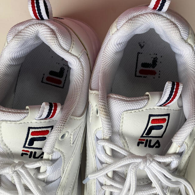 FILA(フィラ)のFILA 厚底 スニーカー　白 レディースの靴/シューズ(スニーカー)の商品写真