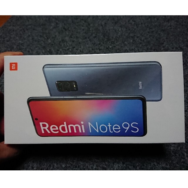 Redmi Note 9s RAM4GB ROM64GB版 新品未開封