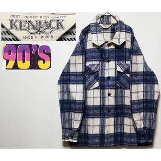 エルエルビーン(L.L.Bean)の501 90年代 KENJACK KOREA L ウールシャツジャケット(カバーオール)