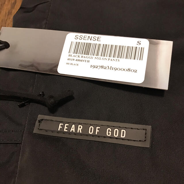 希少 fear of god 6th baggy nylon pants S