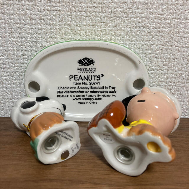 SNOOPY(スヌーピー)のスヌーピー フィギュア WESTLAND ソルト&ペッパー チャーリーブラウン エンタメ/ホビーのフィギュア(アメコミ)の商品写真