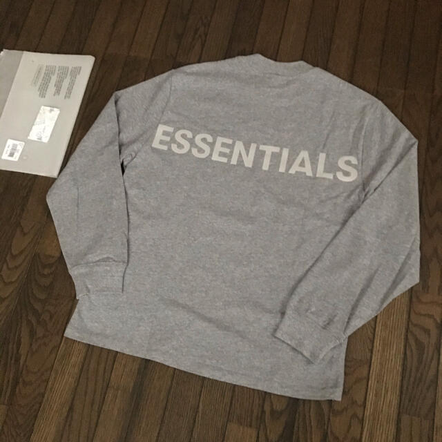 FEAR OF GOD - 新品同様 essentials リフレクターロゴ ロンT S