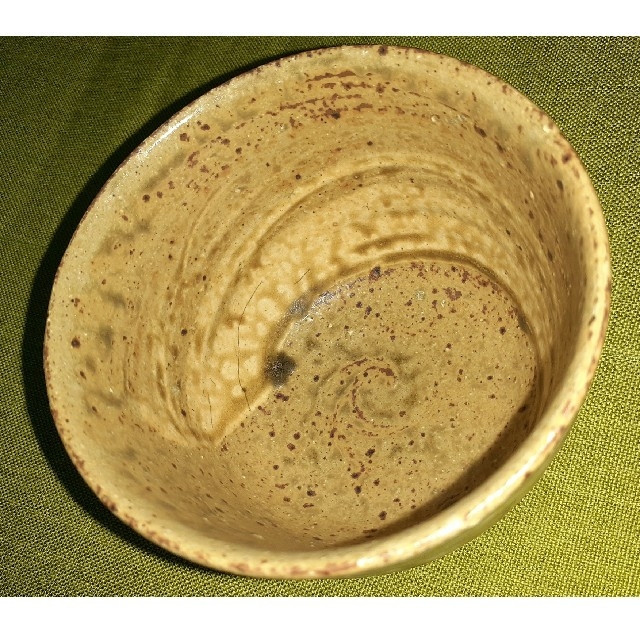 黄瀬戸　五島哲　造　筒茶碗