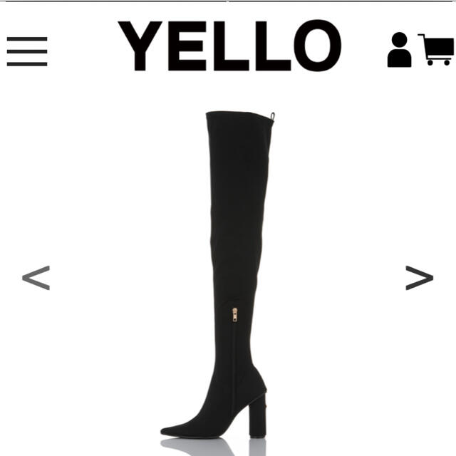 Yellow boots(イエローブーツ)のyello イエロー　ロングブーツ　ニーハイ　TOKYO BLACK  L レディースの靴/シューズ(ブーツ)の商品写真