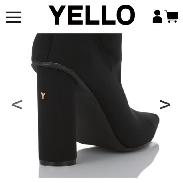 yello イエロー ロングブーツ ニーハイ TOKYO BLACK L yello イエロー ロングブーツ ニーハイ TOKYO BLACK L