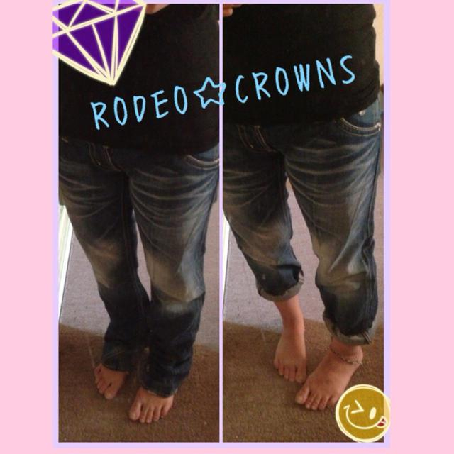 RODEO CROWNS(ロデオクラウンズ)のロデオ☆パンツ レディースのパンツ(デニム/ジーンズ)の商品写真