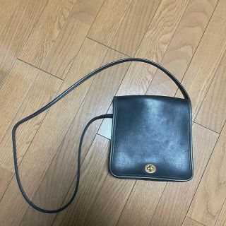 コーチ(COACH)のオールドコーチ　ショルダーバッグ　ターンロック　黒(ショルダーバッグ)