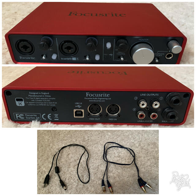 focusrite オーディオインターフェイス（セット販売） 1