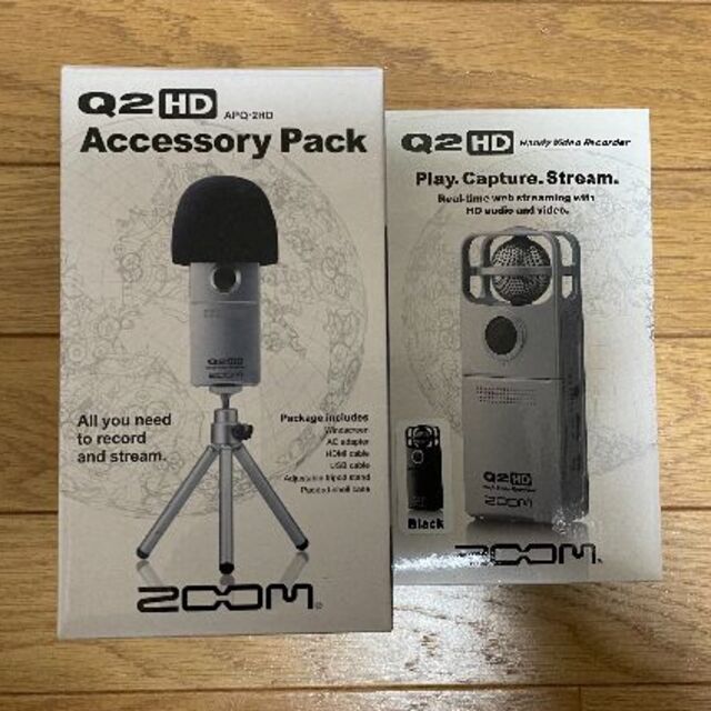 ZOOM Q2 HD + 純正アクセサリー