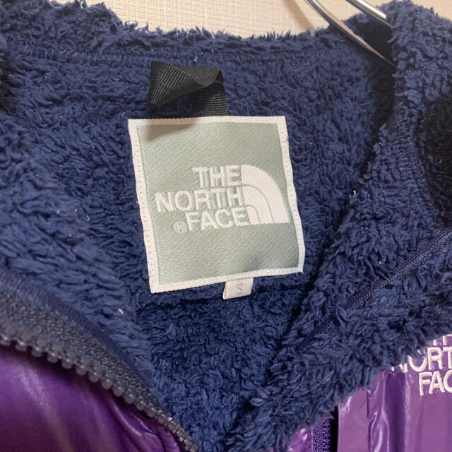 THE NORTH FACE(ザノースフェイス)のTHE NORTH FACE ボア　ベスト　古着　紫 レディースのジャケット/アウター(ダウンベスト)の商品写真