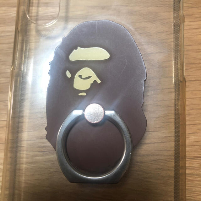 A BATHING APE(アベイシングエイプ)のアベイジングエイプ　バンカーリング スマホ/家電/カメラのスマホアクセサリー(iPhoneケース)の商品写真