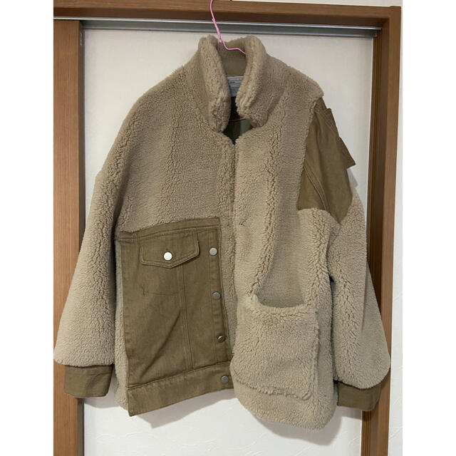 primarasプリマラス　Vintageファー切替ct／brown レディースのジャケット/アウター(その他)の商品写真