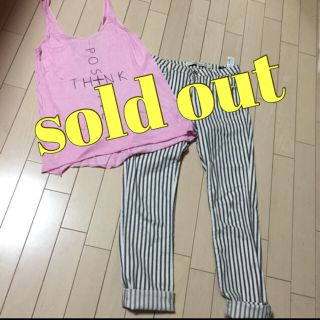 ザラ(ZARA)のセット・バラ購入可☆ストライプパンツ(カジュアルパンツ)