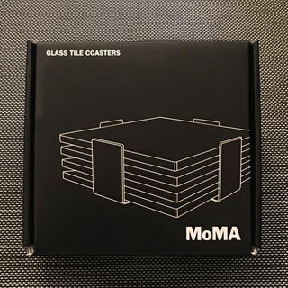 モマ(MOMA)のMoMA GLASS TILE COASTERS ガラスコースター（4枚セット）(テーブル用品)