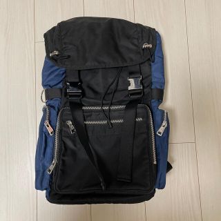 ディーゼル(DIESEL)の【美品】DIESEL BLACK GOLD 黒✖️紺系わ リュック(バッグパック/リュック)