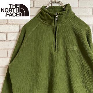 ザノースフェイス(THE NORTH FACE)の90s 古着 ノースフェイス ハーフジップ アースカラー ビッグシルエット(スウェット)