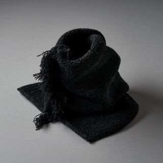 ヨウジヤマモト(Yohji Yamamoto)のNahyat ナヤット スヌード チャコール ブラック(ネックウォーマー)