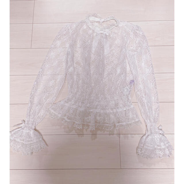 Angelic Pretty(アンジェリックプリティー)のAngelicPretty レースブラウス　ロリィタ レディースのトップス(シャツ/ブラウス(長袖/七分))の商品写真