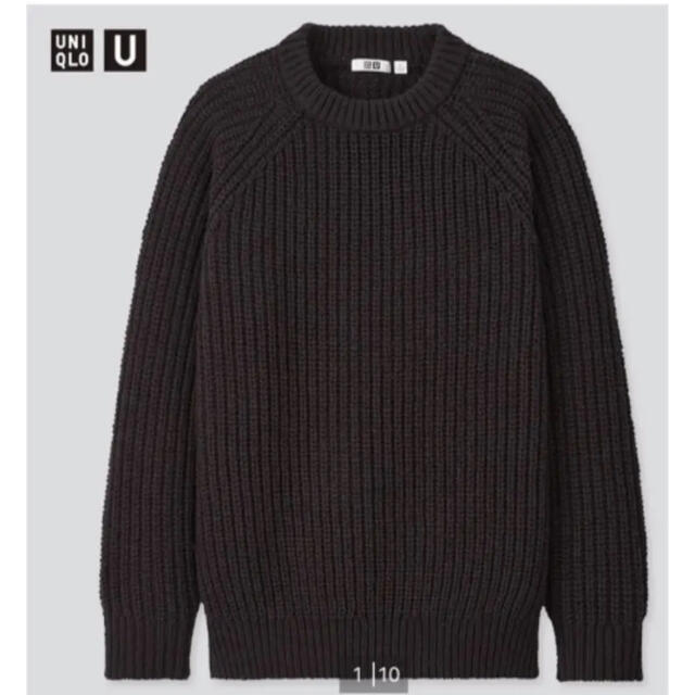 UNIQLO(ユニクロ)のユニクロユー　uniqlo U ライトウェイトローゲージクルーネックセーター メンズのトップス(ニット/セーター)の商品写真