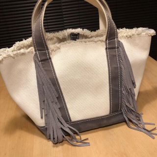 ロンハーマン(Ron Herman)のayakobag SideFringeToteBag S グレーブラウン(ショルダーバッグ)