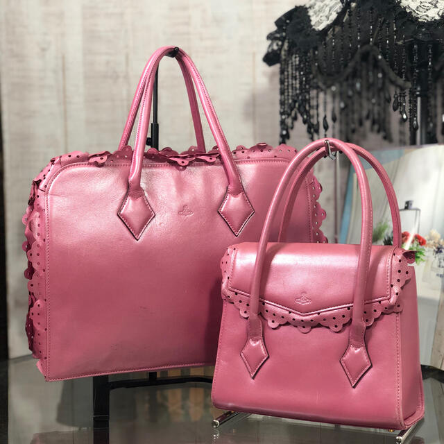 Vivienne Westwood ピンク　ハンドバッグ