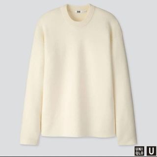 ユニクロ(UNIQLO)の新品　UNIQLO ミラノリブクルーネックセーター　ユニクロユー(ニット/セーター)