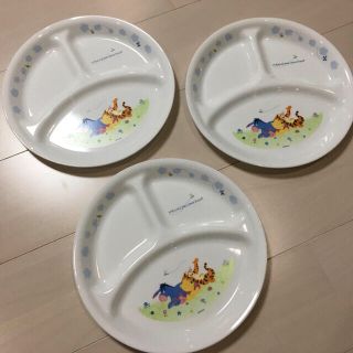 コレール(CORELLE)のりんりん様専用★コレール5枚セット★プーさん3＋フラワー2(食器)