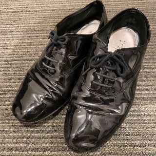 【美品】レペット 36.5(約23㎝）Repetto バレエシューズ　エナメル黒