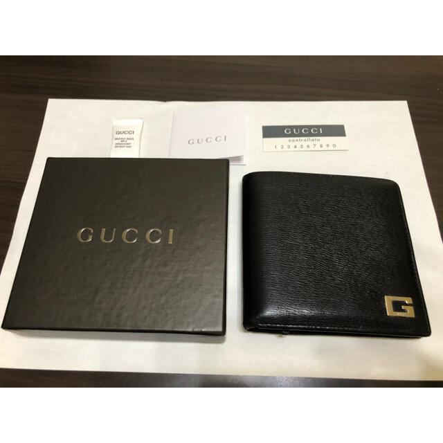 Gucci(グッチ)のグッチ　GUCCI  折りたたみ　財布　正規品 メンズのファッション小物(折り財布)の商品写真