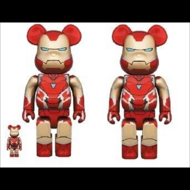 BE@RBRICK IRON MAN MARK 85 100％ & 400％