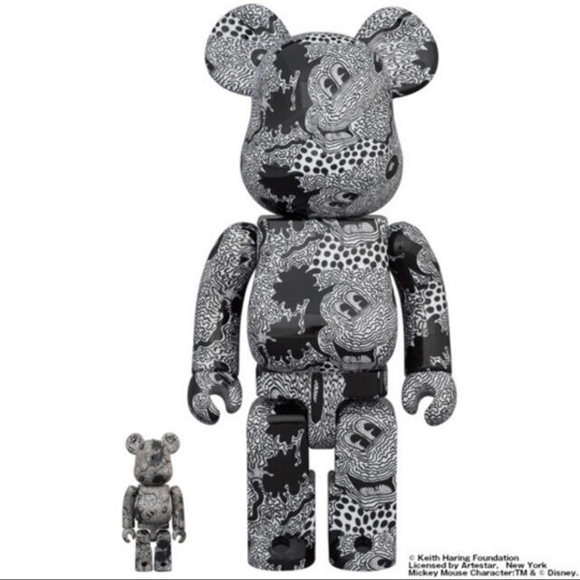 BE@RBRICK Keith Haring Mickey Mouse