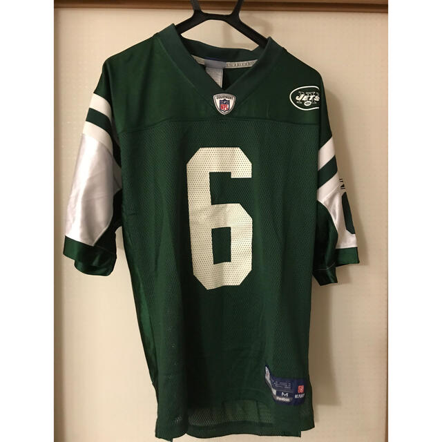 Reebok(リーボック)のニューヨークJETS 応援ユニフォーム　2009年QB サンチェス メンズのトップス(Tシャツ/カットソー(半袖/袖なし))の商品写真