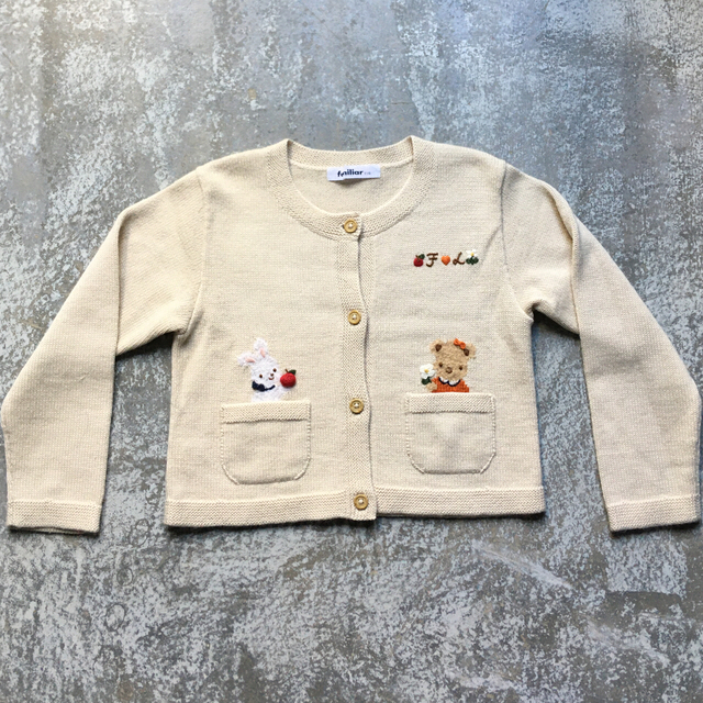 familiar(ファミリア)のファミリア　カーディガン 110サイズ キッズ/ベビー/マタニティのキッズ服女の子用(90cm~)(カーディガン)の商品写真