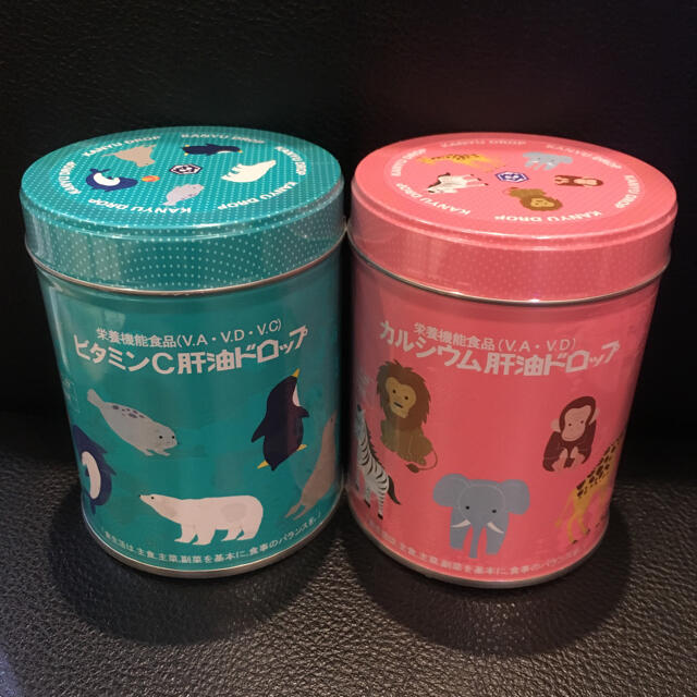 【缶なし】肝油ドロップ❁ビタミンC、カルシウム 食品/飲料/酒の健康食品(ビタミン)の商品写真