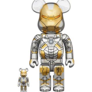 メディコムトイ(MEDICOM TOY)のBE@RBRICK SORAYAMA IRONMAN 100％ & 400％(その他)