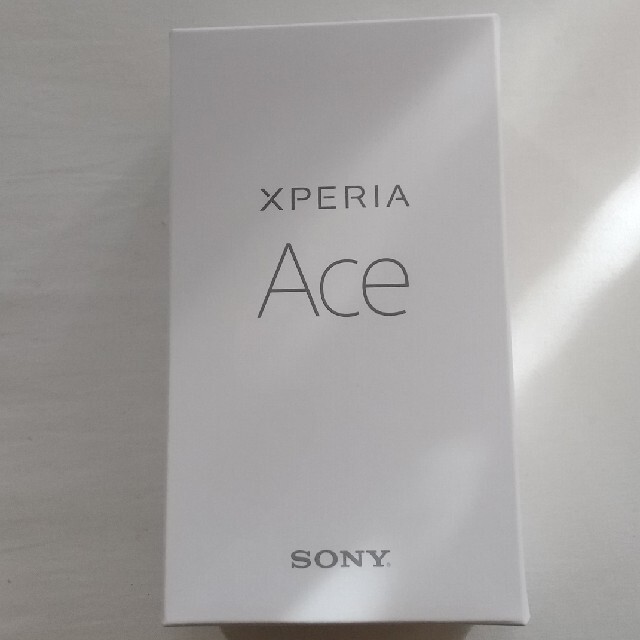 SONY xperia ace simフリー版 64GB ホワイト 新品未使用